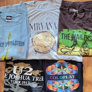 🍳 Band Tee shirts from tours ALL BANDS